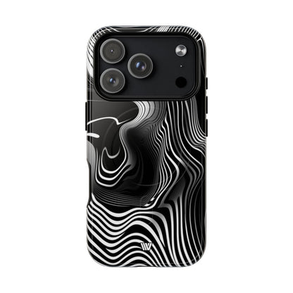 ABSTRACT ZEBRA STRIPES | MagSafe Tough iPhone Case