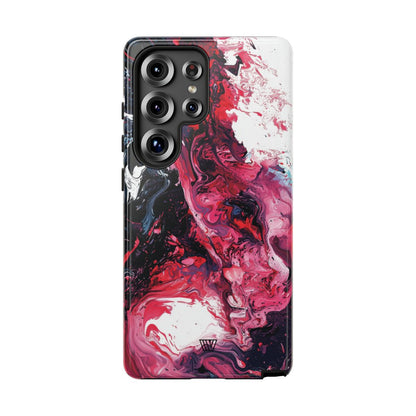 Ruby Flow Tough Phone Case – Samsung Galaxy S25 Ultra, Glossy