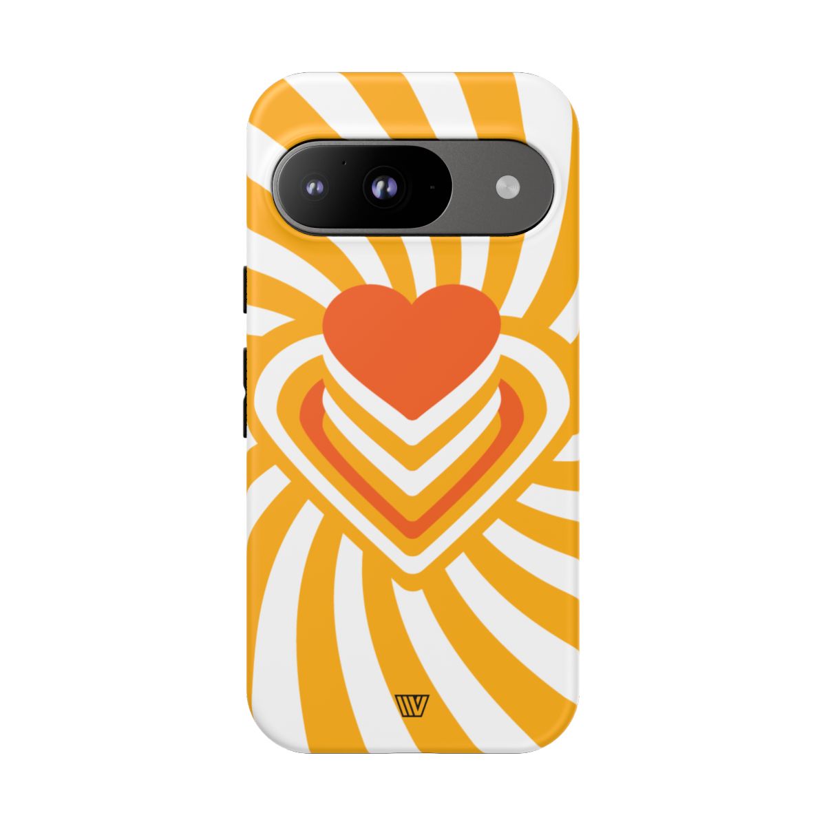 Heart Ray Stack Tough Phone Case – Google Pixel 9, Matte