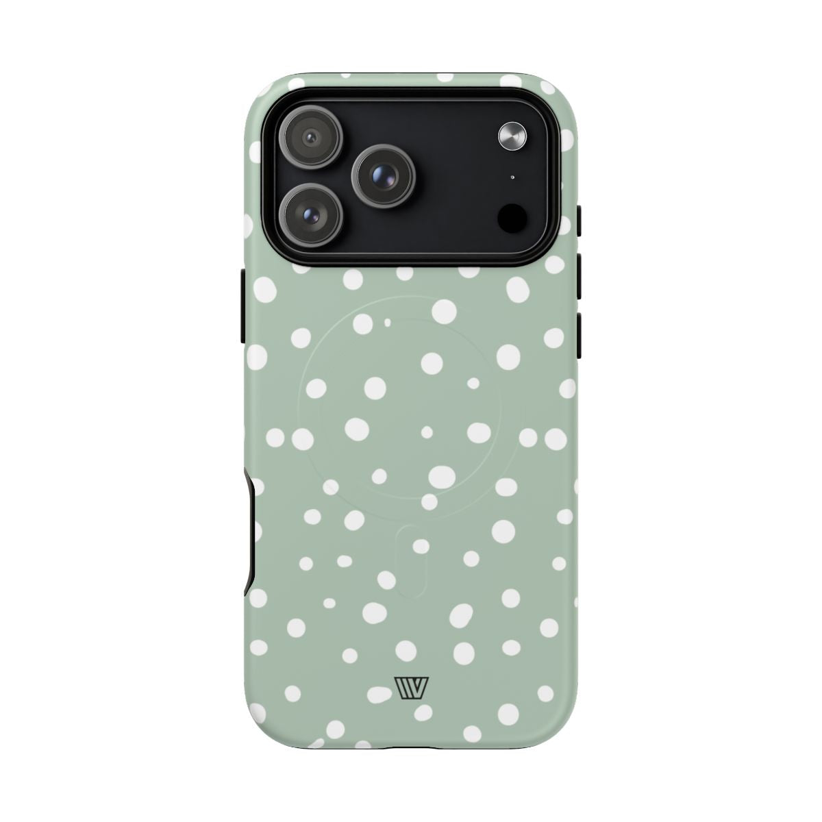 Pastel Green Dots MagSafe Tough iPhone Case – iPhone 18 Pro Max, Matte