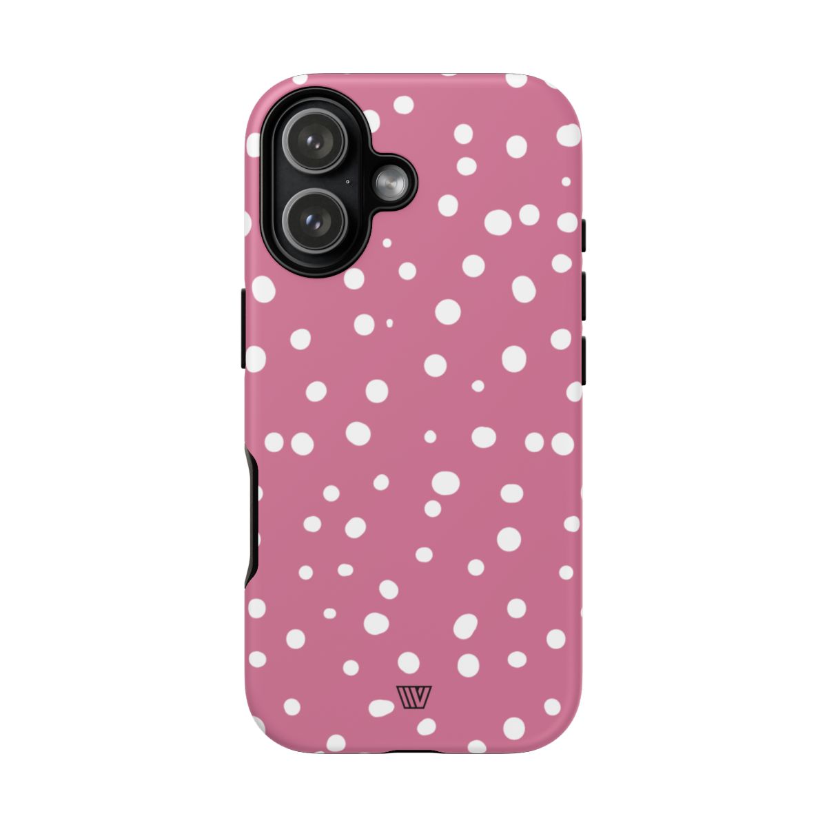 Blush Red Dots Tough Phone Case – iPhone 17, Matte