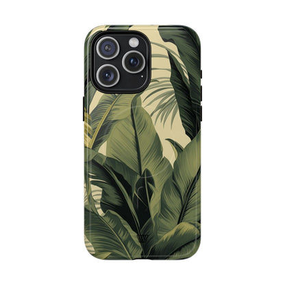 TROPICAL LEAVES | MagSafe Tough iPhone Case