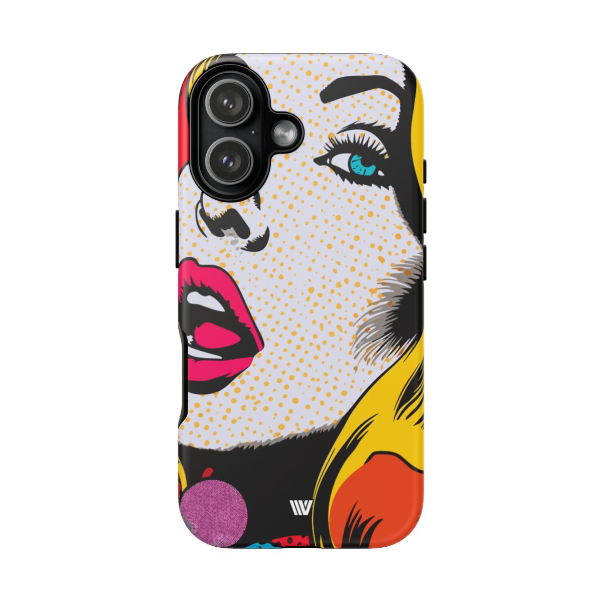 Pop Art Face Tough Phone Case – iPhone 17, Matte