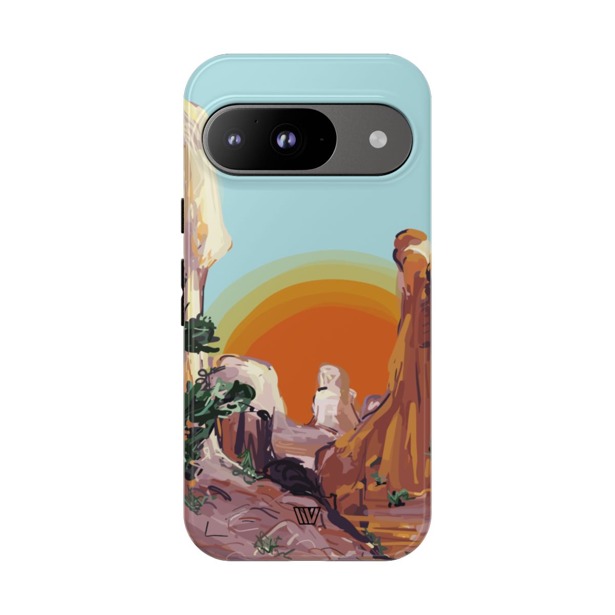 Desert Sunrise Trovvve x Earth Formations Tough Phone Case – Google Pixel 9, Glossy