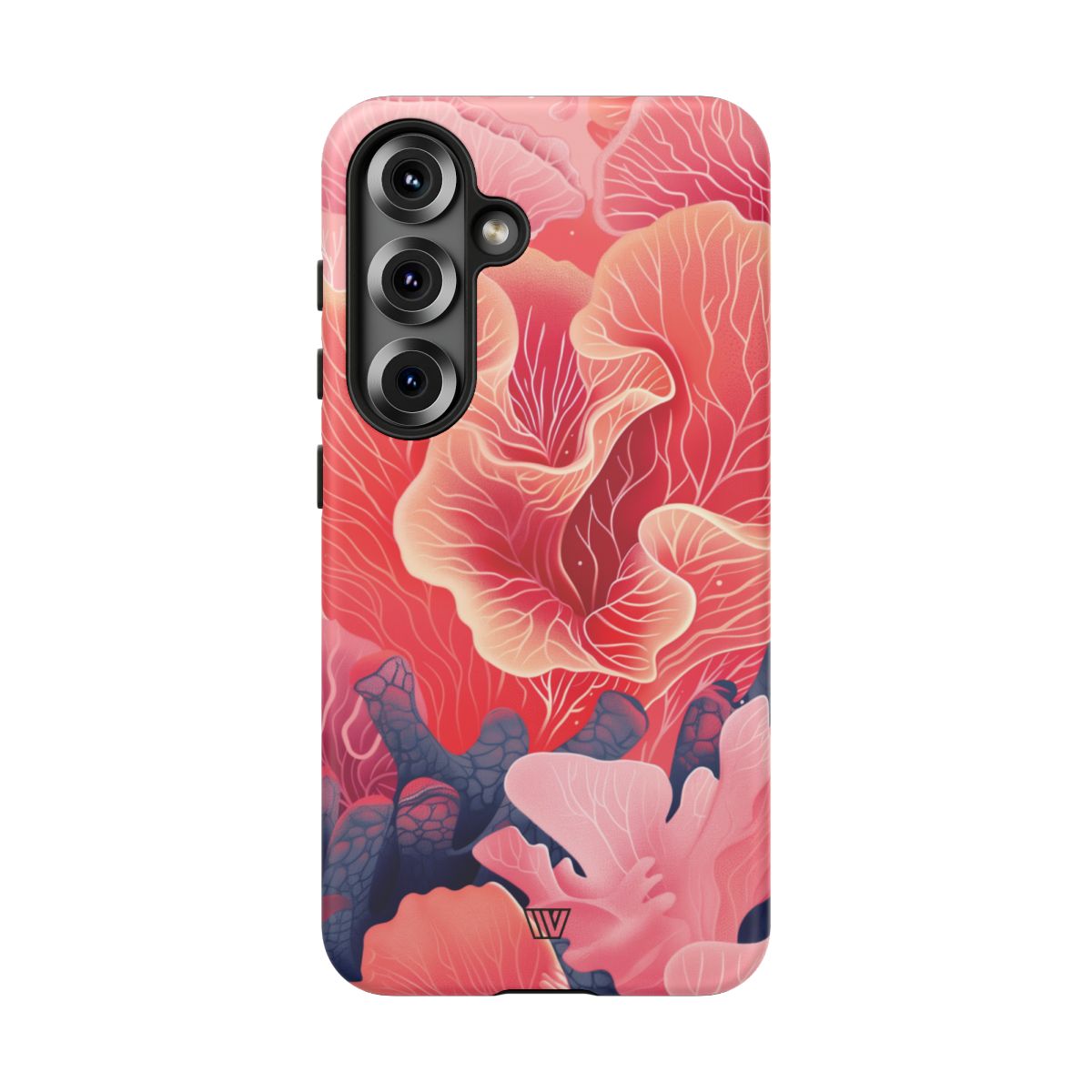 Pink Coral Tough Phone Case – Samsung Galaxy S25, Matte