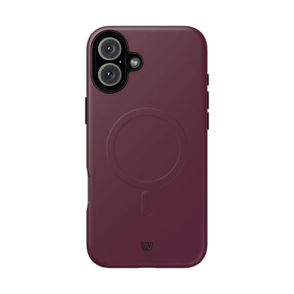 Wine Berry MagSafe Tough iPhone Case – iPhone 16 Plus, Matte