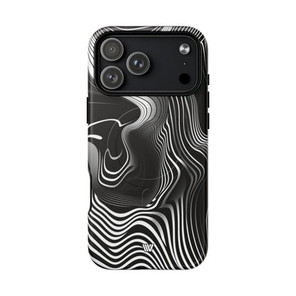 ABSTRACT ZEBRA STRIPES | MagSafe Tough iPhone Case
