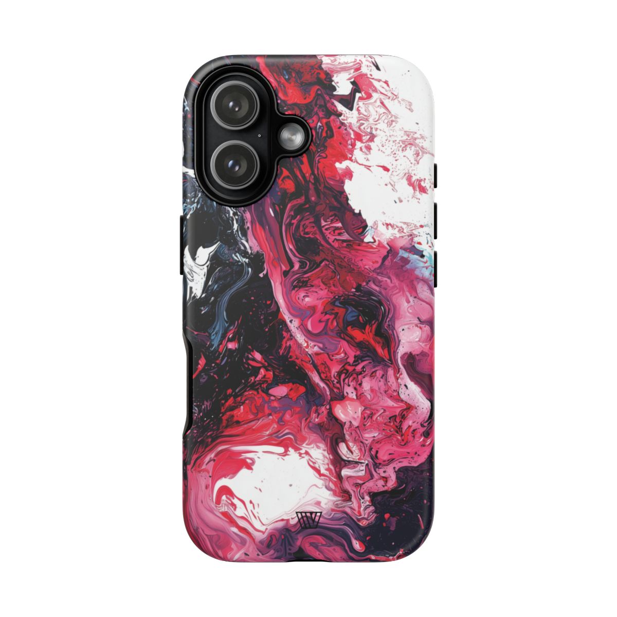 Ruby Flow Tough Phone Case – iPhone 17, Matte