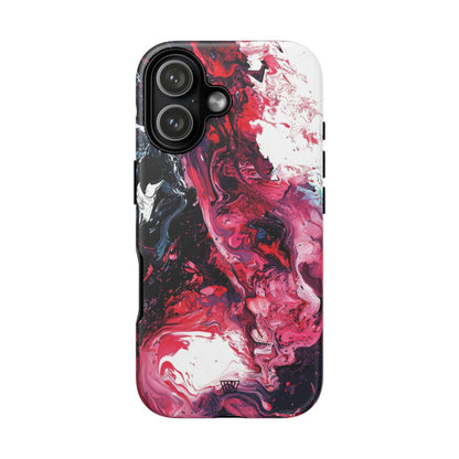 Ruby Flow Tough Phone Case – iPhone 17, Matte