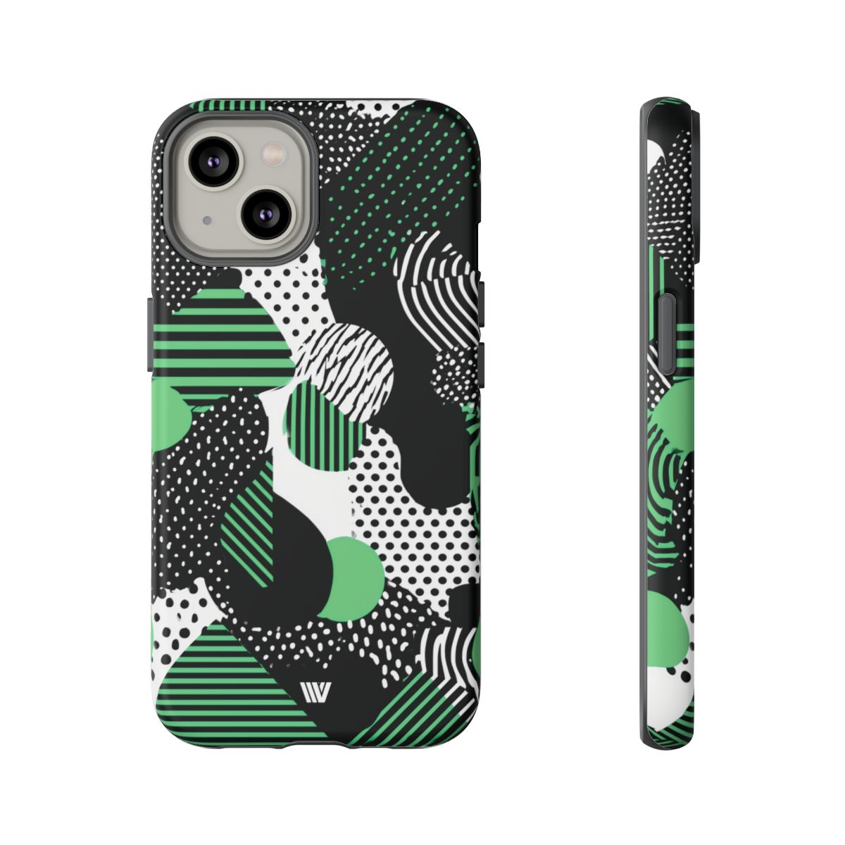 Pattern Clash Tough Phone Case – iPhone 14, Matte