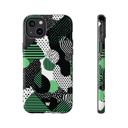 Pattern Clash Tough Phone Case – iPhone 14 Plus, Glossy