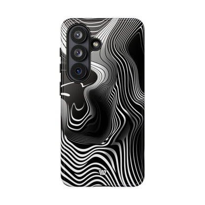 Abstract Zebra Stripes Tough Phone Case – Samsung Galaxy S26, Glossy
