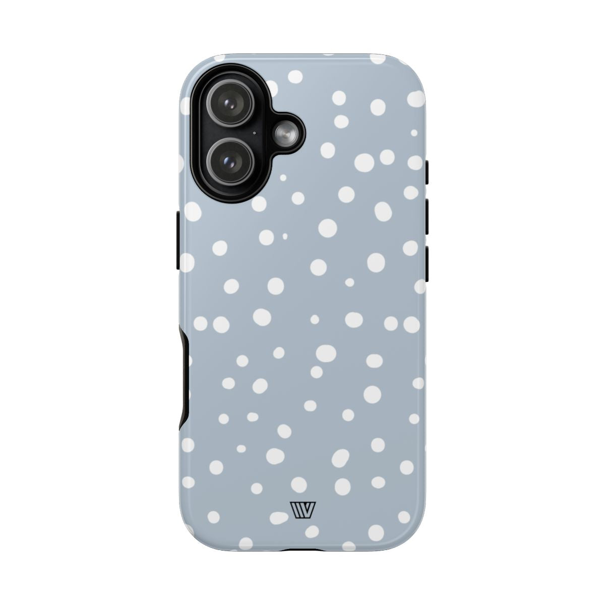 Blue Haze Dots Tough Phone Case – iPhone 17, Glossy