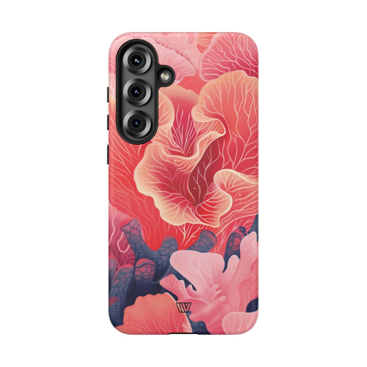 Pink Coral Tough Phone Case – Samsung Galaxy S25 Plus, Matte