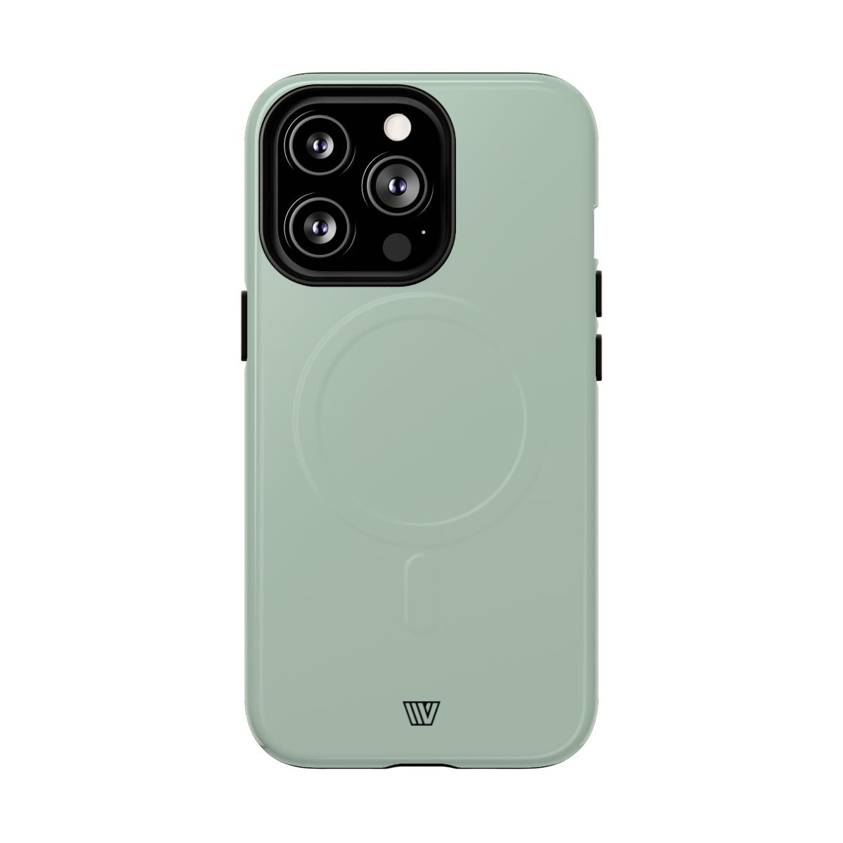 Pastel Green Solid MagSafe Tough iPhone Case – iPhone 13 Pro, Glossy