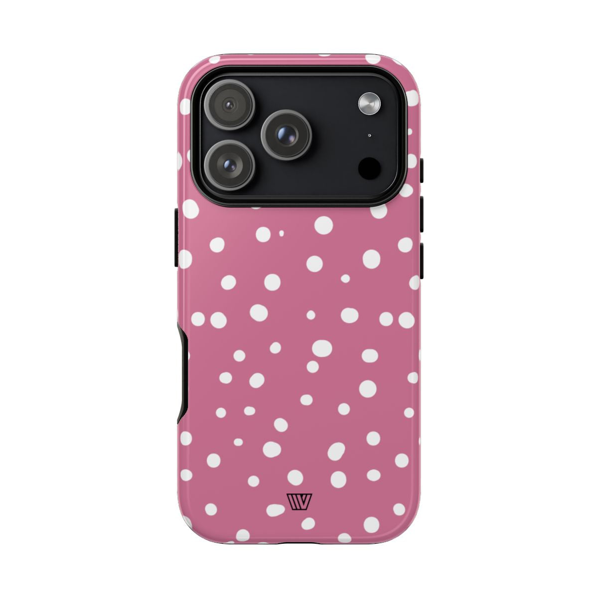 Blush Red Dots Tough Phone Case – iPhone 18 Pro, Glossy