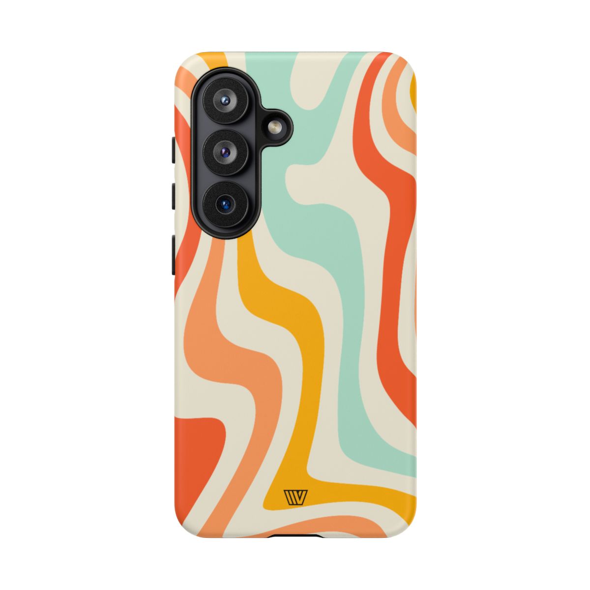 Retro Groovy Swirls Tough Phone Case – Samsung Galaxy S26, Matte