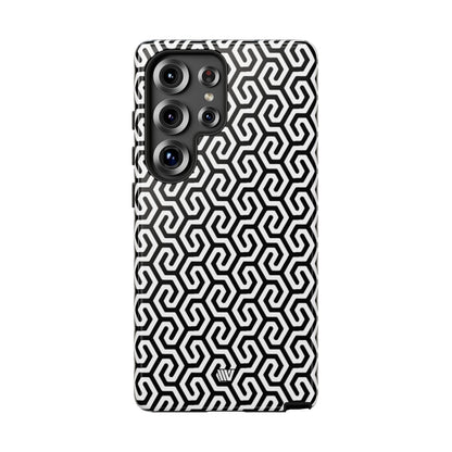 Twisted Grid Tough Phone Case – Samsung Galaxy S25 Ultra, Glossy