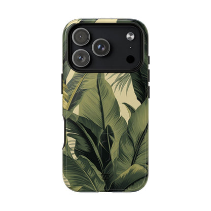 TROPICAL LEAVES | MagSafe Tough iPhone Case