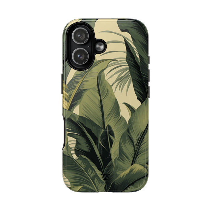Tropical Leaves MagSafe Tough iPhone Case – iPhone 17, Glossy