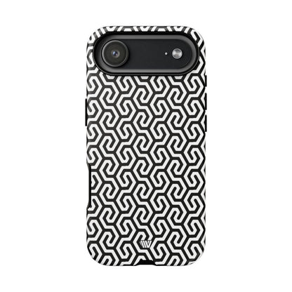 Twisted Grid Tough Phone Case – iPhone 17 Air, Matte
