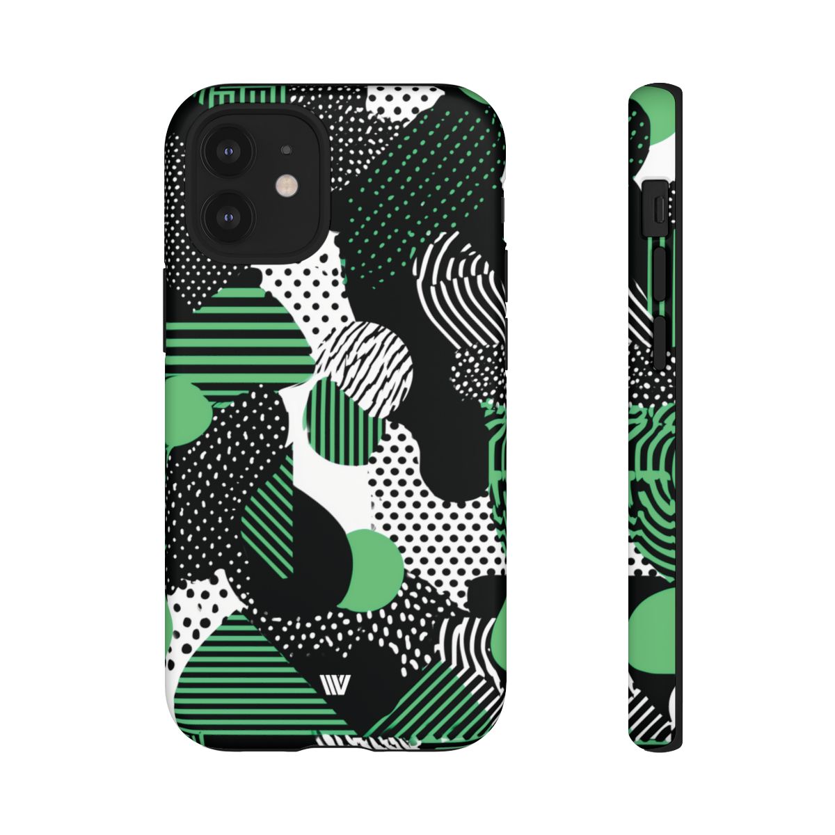 Pattern Clash Tough Phone Case – iPhone 12 Mini, Matte