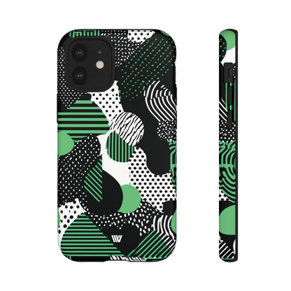 Pattern Clash Tough Phone Case – iPhone 12 Mini, Matte