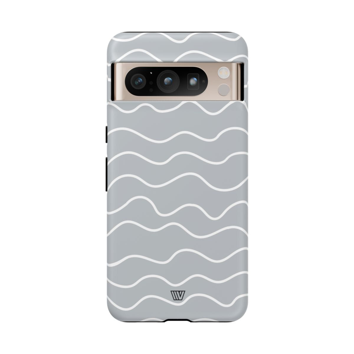 Gray Waves Tough Phone Case – Google Pixel 8 Pro, Matte