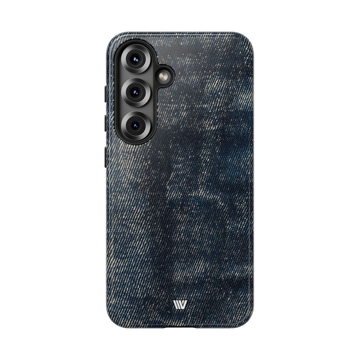 Faded Denim Tough Phone Case – Samsung Galaxy S25, Glossy