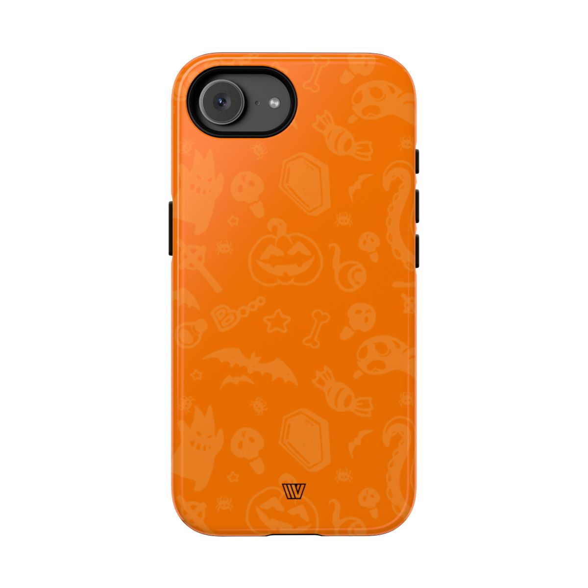 Spooky Halloween Pattern Tough Phone Case – iPhone 17e, Glossy