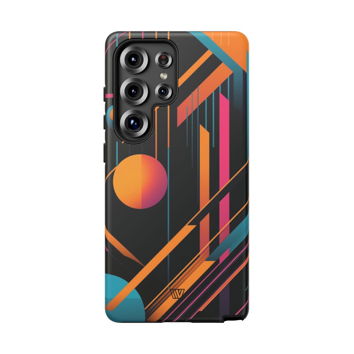 Bold Retro Lines Tough Phone Case – Samsung Galaxy S25 Ultra, Matte