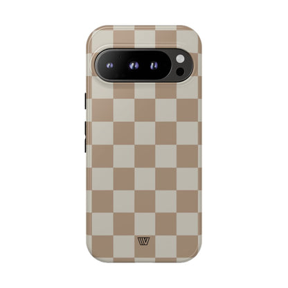 NEUTRAL CHECKERBOARD | Tough Phone Case