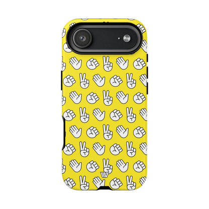 Rock Paper Scissors Tough Phone Case – iPhone 17 Air, Matte