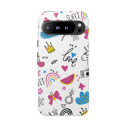 Sweet Love Tough Phone Case – Google Pixel 9 Pro XL, Glossy