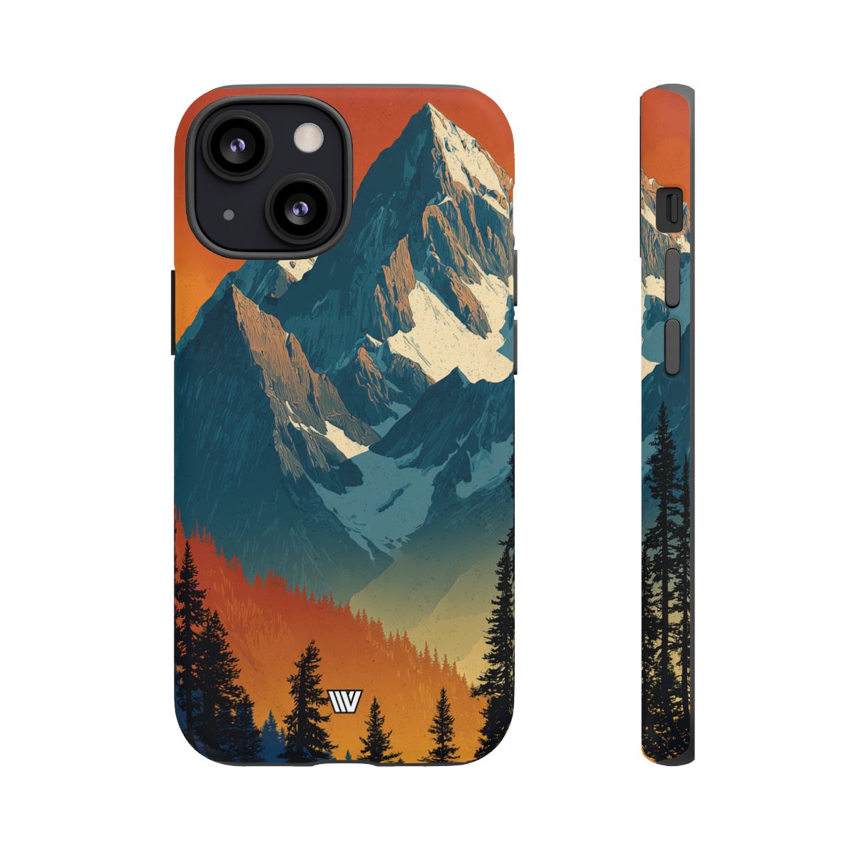 Sunset Summit Tough Phone Case – iPhone 13 Mini, Matte
