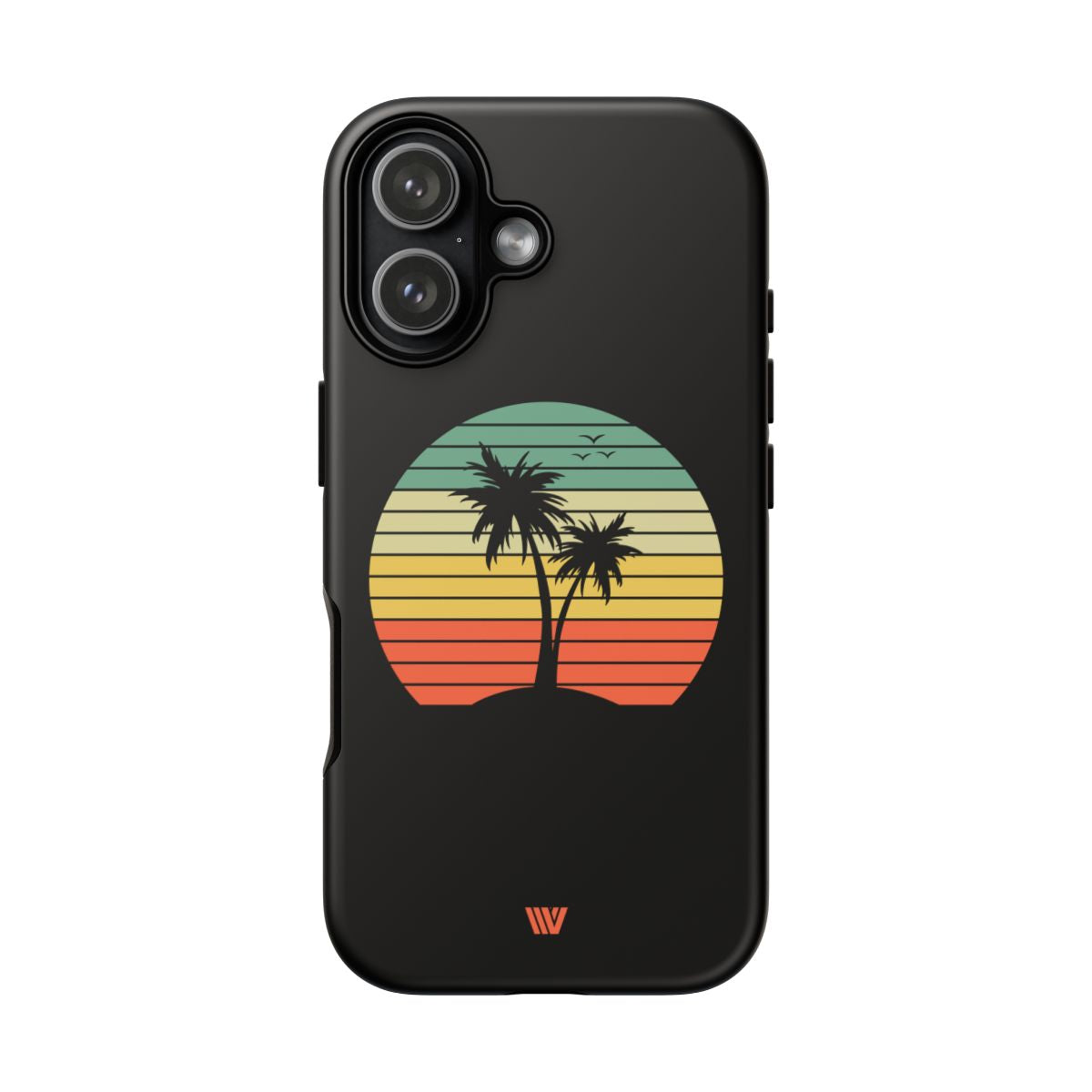 Retro Palms Tough Phone Case – iPhone 17, Matte