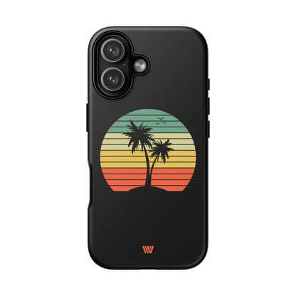 Retro Palms Tough Phone Case – iPhone 17, Matte