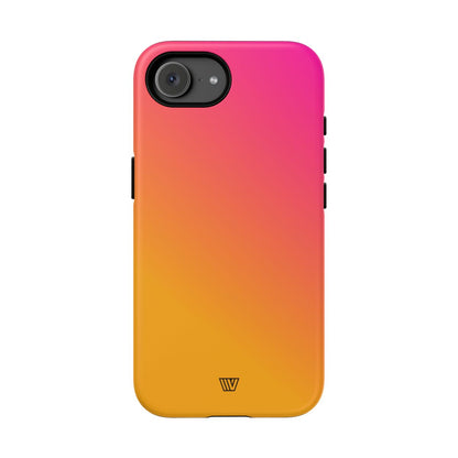 Hot Pink Orange Tough Phone Case – iPhone 17e, Matte