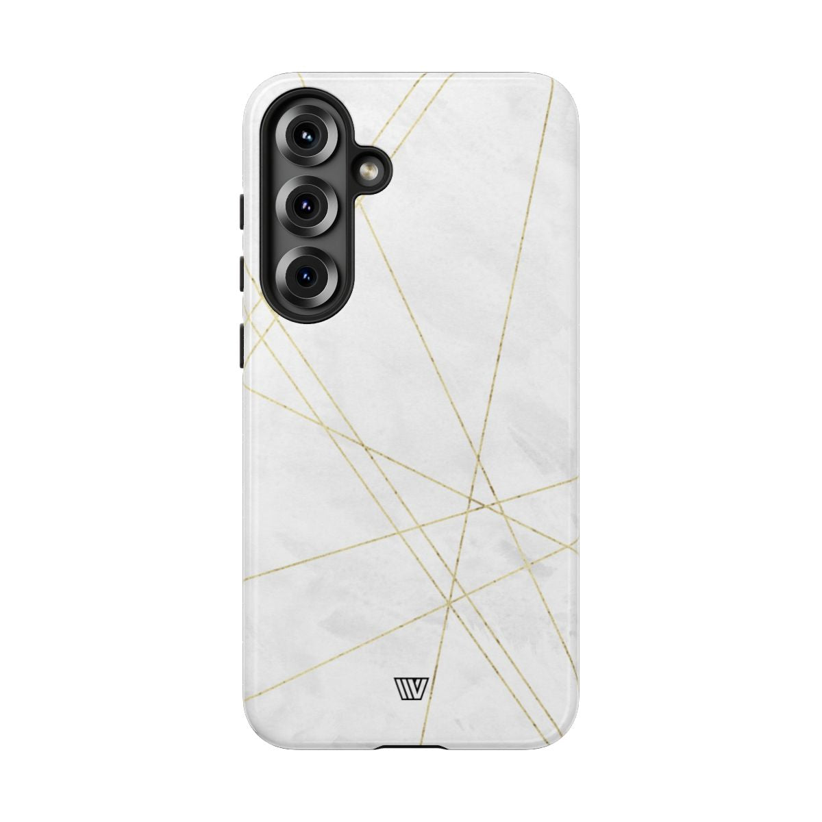 Gold Lines Tough Phone Case – Samsung Galaxy S25 Plus, Glossy