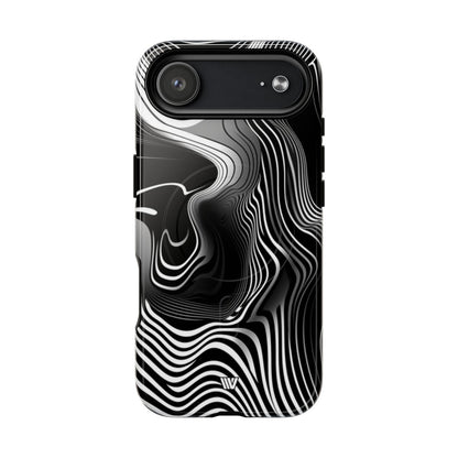 ABSTRACT ZEBRA STRIPES | MagSafe Tough iPhone Case