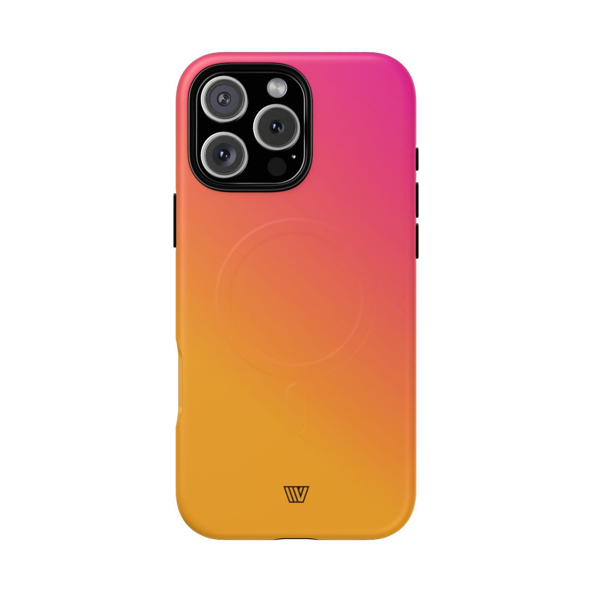 Hot Pink Orange MagSafe Tough iPhone Case – iPhone 16 Pro Max, Matte
