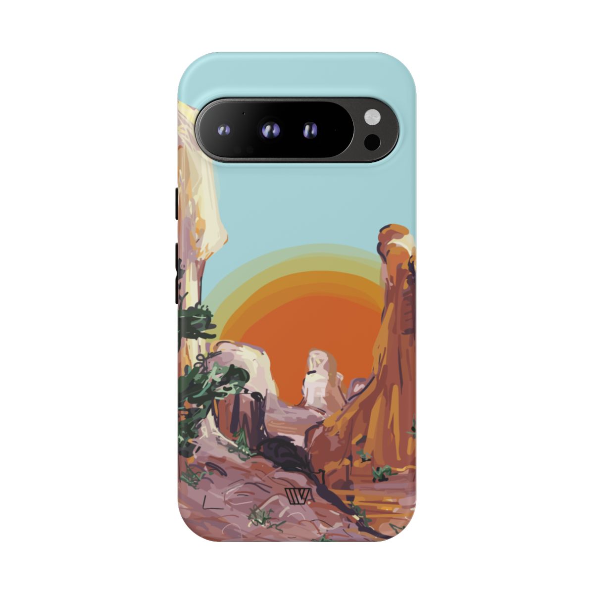 Desert Sunrise Trovvve x Earth Formations Tough Phone Case – Google Pixel 9 Pro XL, Matte