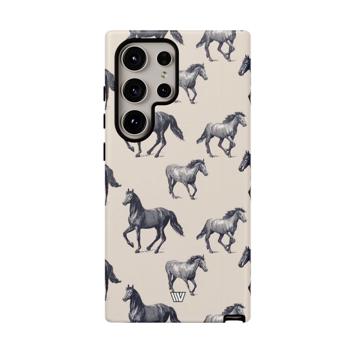 Horse Sketches Tough Phone Case – Samsung Galaxy S24 Ultra, Matte
