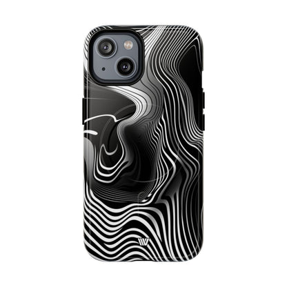 ABSTRACT ZEBRA STRIPES | MagSafe Tough iPhone Case