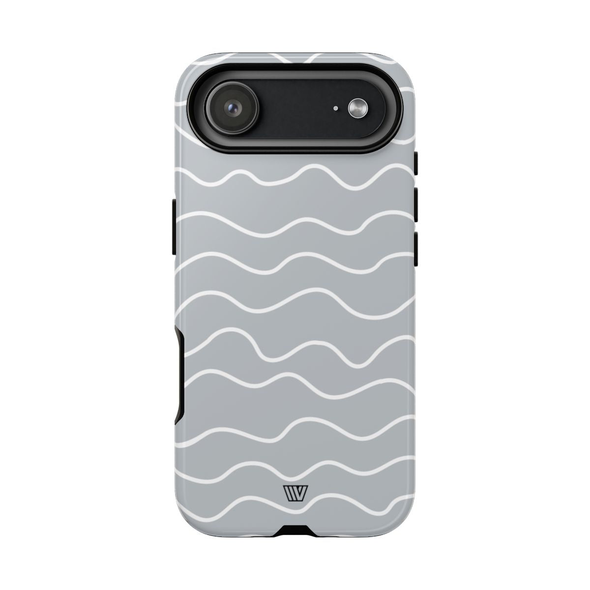 Gray Waves Tough Phone Case – iPhone 17 Air, Glossy