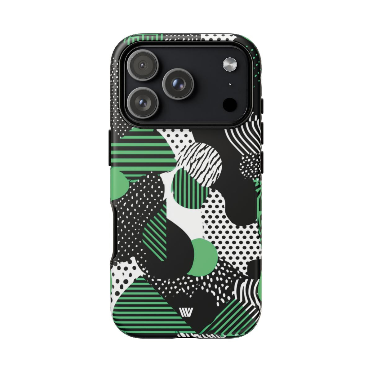 Pattern Clash Tough Phone Case – iPhone 17 Pro, Matte