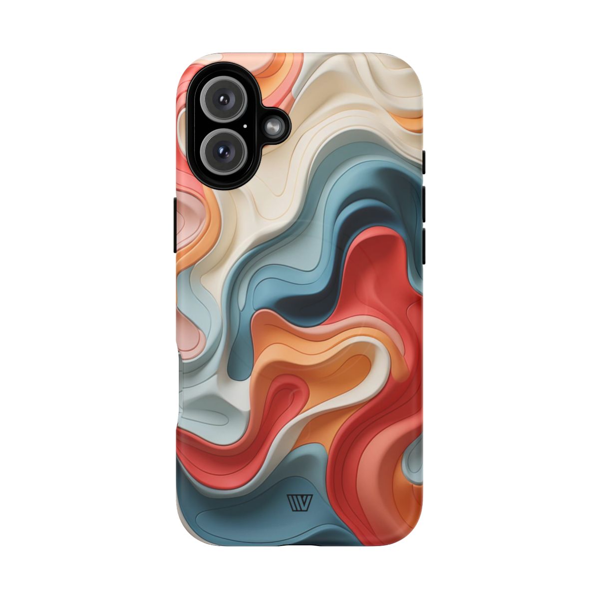 3D Colorful Clay MagSafe Tough iPhone Case – iPhone 16 Plus, Matte