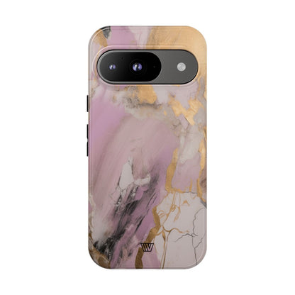 Gilded Blush Tough Phone Case – Google Pixel 9, Glossy