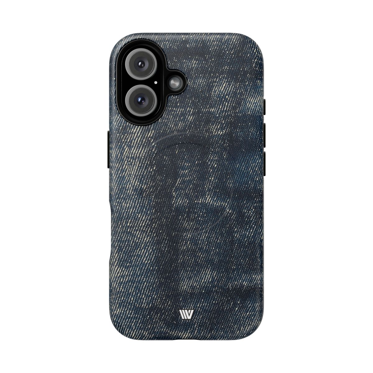Faded Denim MagSafe Tough iPhone Case – iPhone 16, Matte