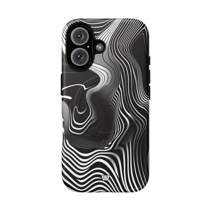 ABSTRACT ZEBRA STRIPES | MagSafe Tough iPhone Case